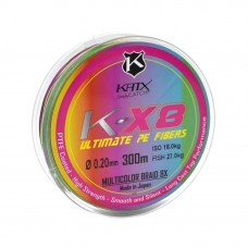 FIO KATX K-X8 MULTICOLOR BRAID 300M ( 0,20mm - 27kg )